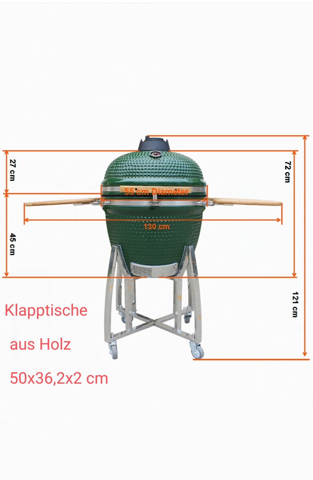 Kamado Grill (Green Egg)